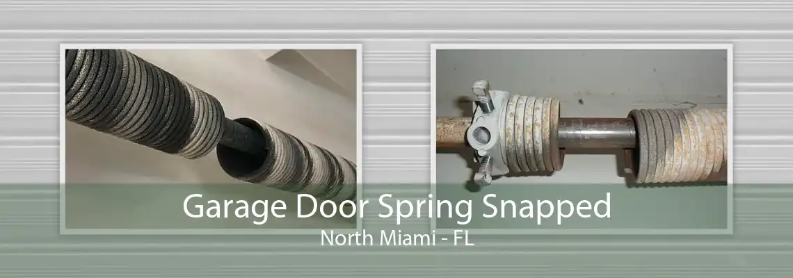 Garage Door Spring Snapped North Miami - FL