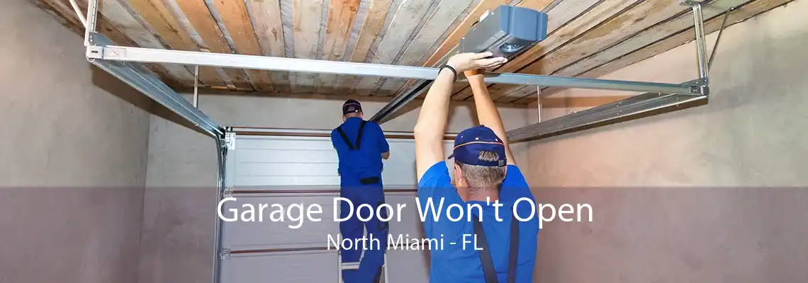 Garage Door Won't Open North Miami - FL