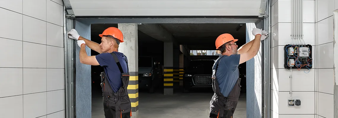 Wooden Garage Door Frame Repair in North Miami, Florida